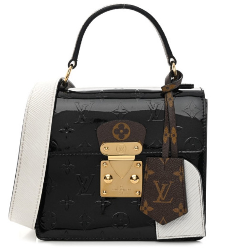 Louis Vuitton Vernis Epi Monogram Spring Street Black